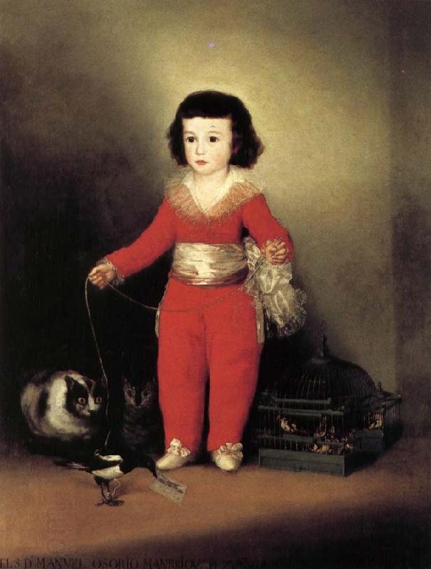 Francisco Goya Manuel Osorio de Zuniga China oil painting art